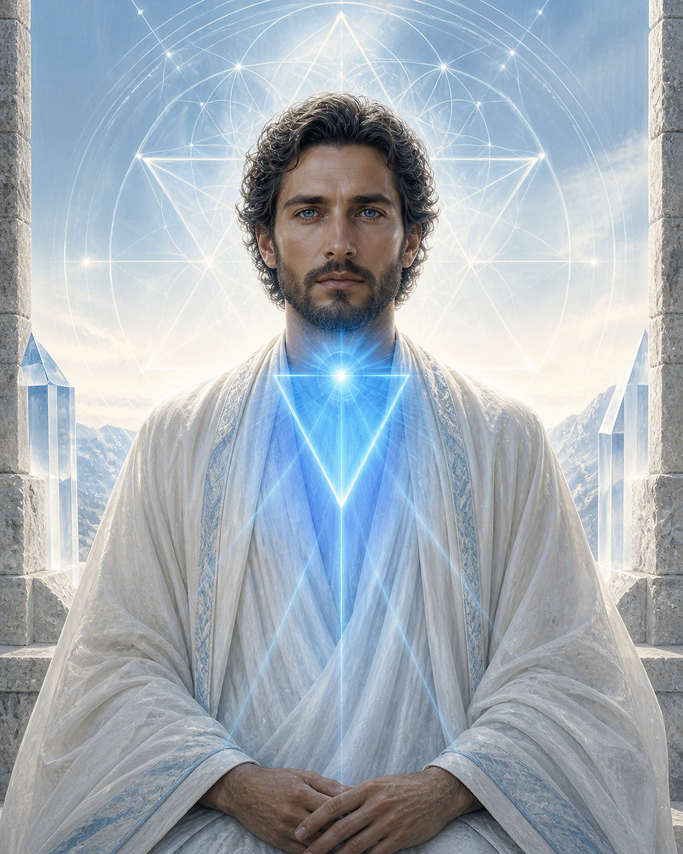 Standing at the threshold of expression, Hilarion invites the truth to be spoken fully.