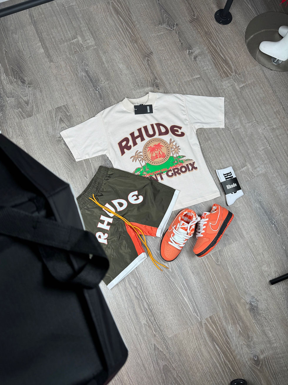 Thumbnail: Saint Groix Shirt (Cream/Brown/Green)