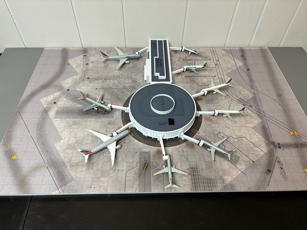 Thumbnail: 3' x 2' 1/400 Scale Round End Section Ground Mat#4021