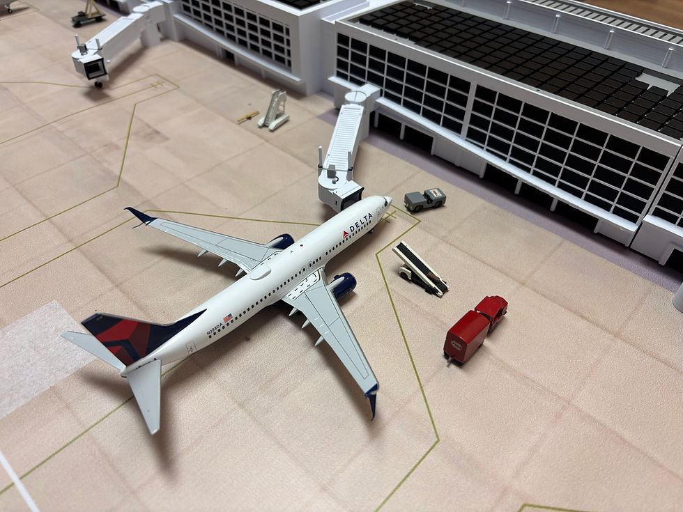 Thumbnail: 1/200 Scale Model Airport Terminal Main Section #156-200