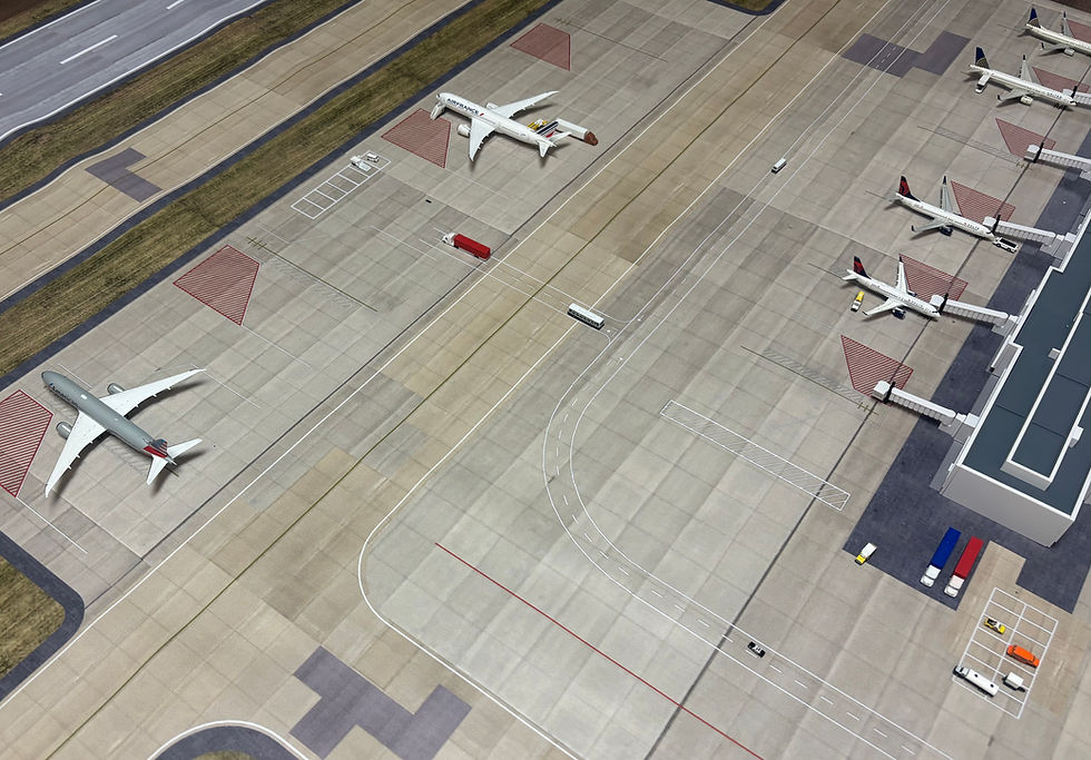Thumbnail: 6' x 5'  or 6' x 3' Dual Section Remote Concourse Ground Mat #7001