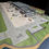 Thumbnail: 1/400 Scale Island Airport Model Airport Terminal #25-300