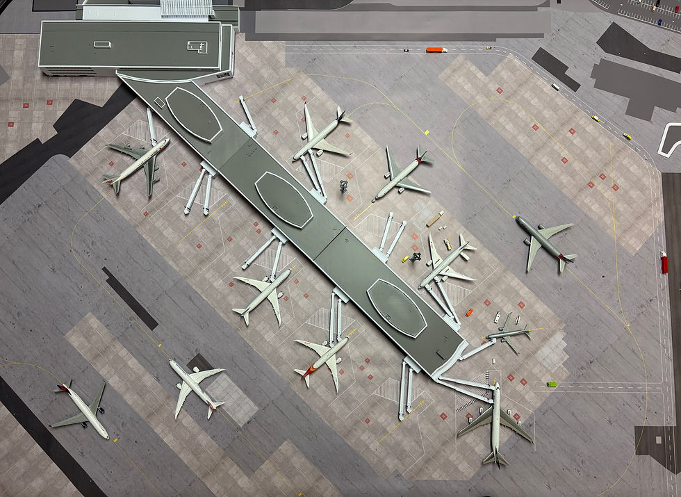 Thumbnail: 1/400 San Francisco International Terminal A/G Ground Mat (9ft. x 6ft.) #26-105
