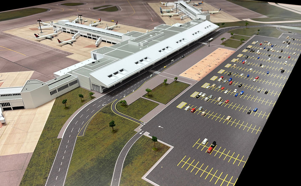 Thumbnail: 1/400 Scale Ft. Myers RSW Model Airport Terminal #40-100