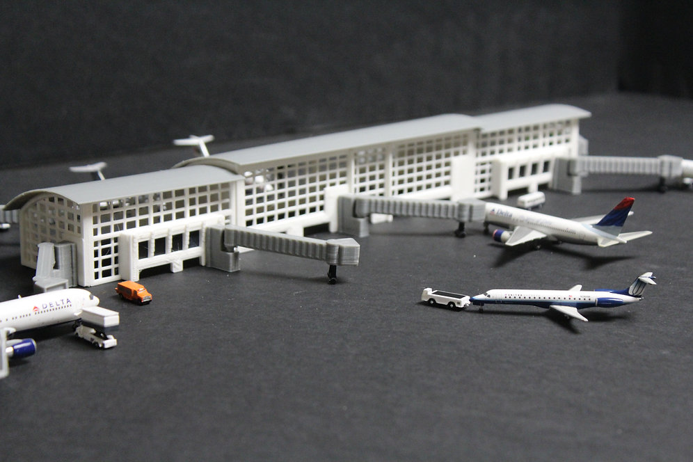 1/400 Regional Terminal - High Detail | model-airport-net