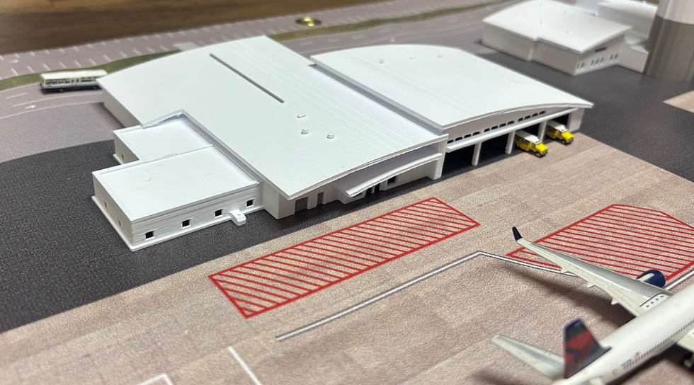 Thumbnail: 1/400 Scale Airport Tower and Fire Station Facilities