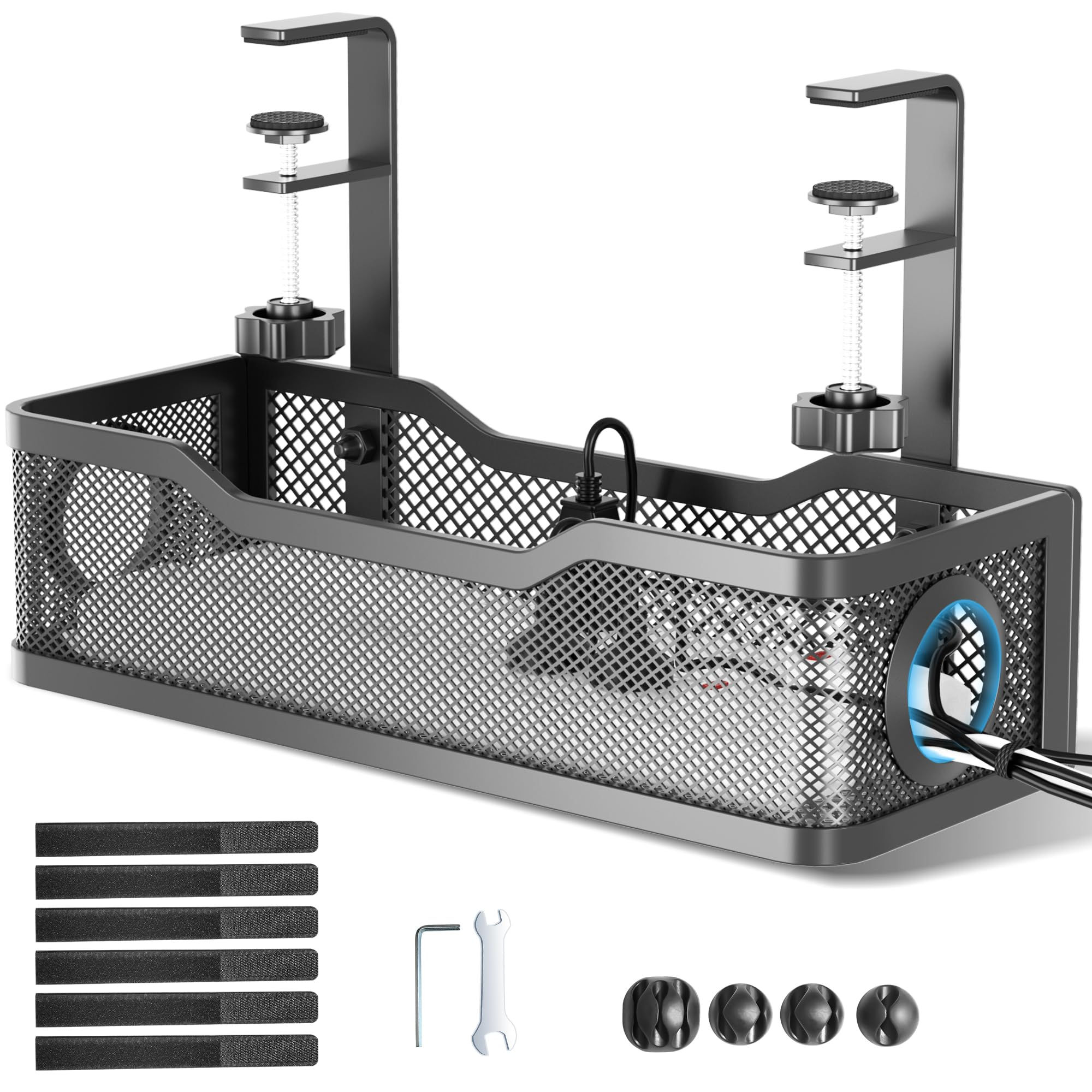 Under Desk Cable Management Tray