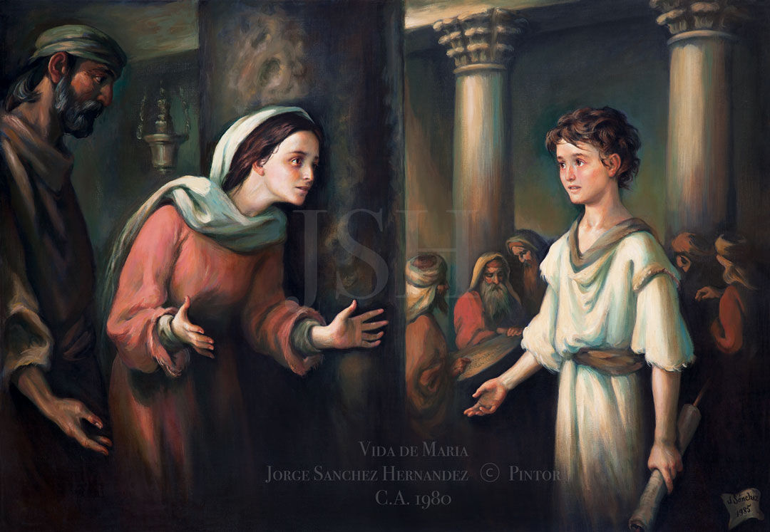 The Boy lost and found in the Temple