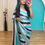 Thumbnail: Multi Colour Party Wear Saree in Digital Print