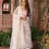 Thumbnail: Wedding Wear Digital Printed Off White Color Long Gown