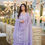 Thumbnail: Lavender Colour Heavy Faux Georgette With Sequence Work Sharara Suit
