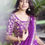 Thumbnail: Impresive Purple Embroidery Work Lehenga Choli