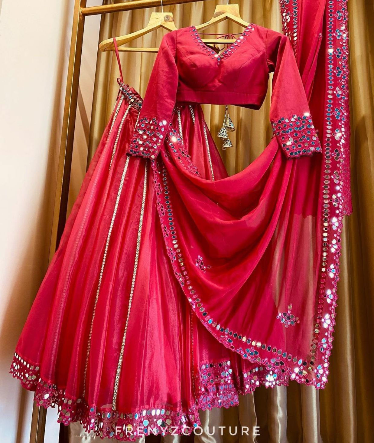 Wedding Wear Pink Color Lehenga Choli