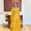 Thumbnail: Fantastic Embroidery Sequins Work Sharara Suit Yellow Color