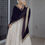 Thumbnail: Black And White Colour Foux Gorgette With Sequince Work Lehenga Choli