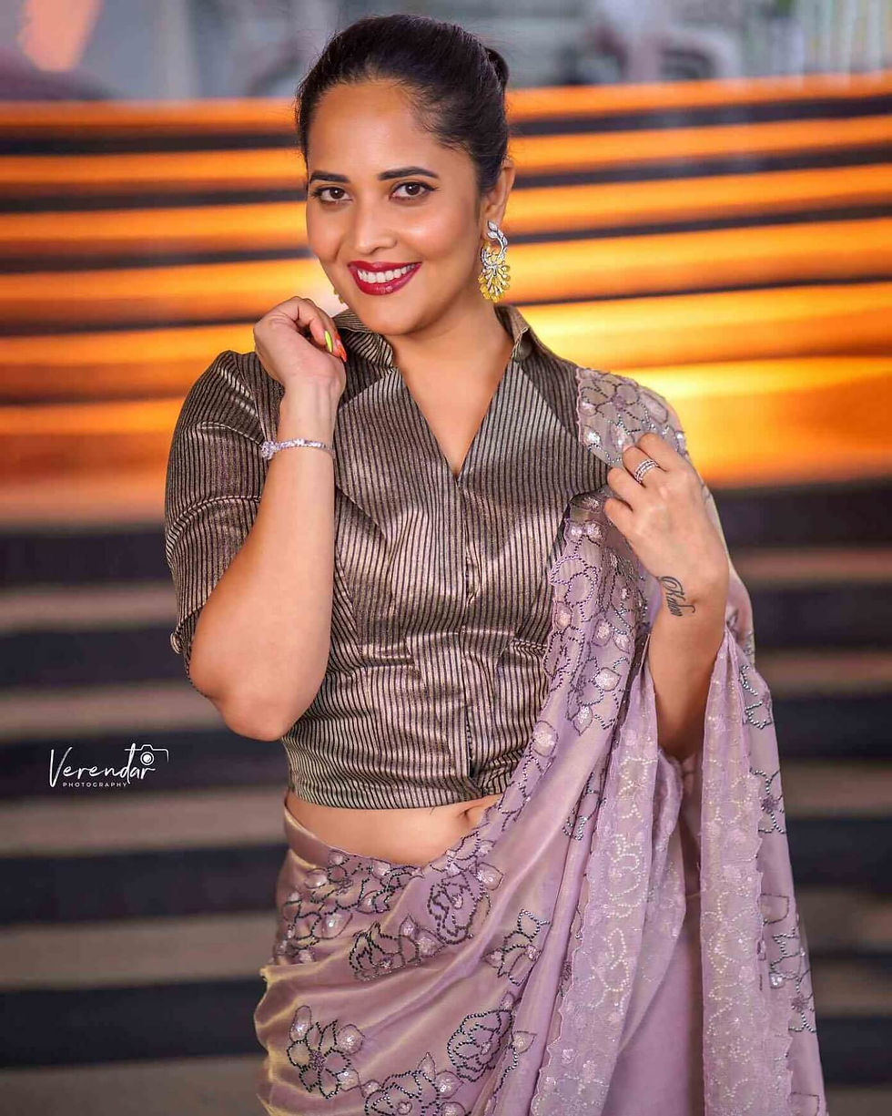 Thumbnail: Classic Pink Organza Silk Party Wear Saree