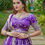 Thumbnail: Purple Colour Embroidery With Sequence Work Lehenga Choli