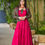 Thumbnail: Multi Colour Gorgette With Embroidery Full Sleeve Lehengas Choli with Koti