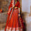 Thumbnail: Rajasthani Style Red Colour Wedding Wear Lehenga Set In Zari Embroidery Work