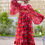 Thumbnail: Fancy Party Wear Red Digital print Georgette Gown