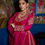 Thumbnail: Attractive Pink Colour Roman Silk With Embroidery Work Salwar Kameez