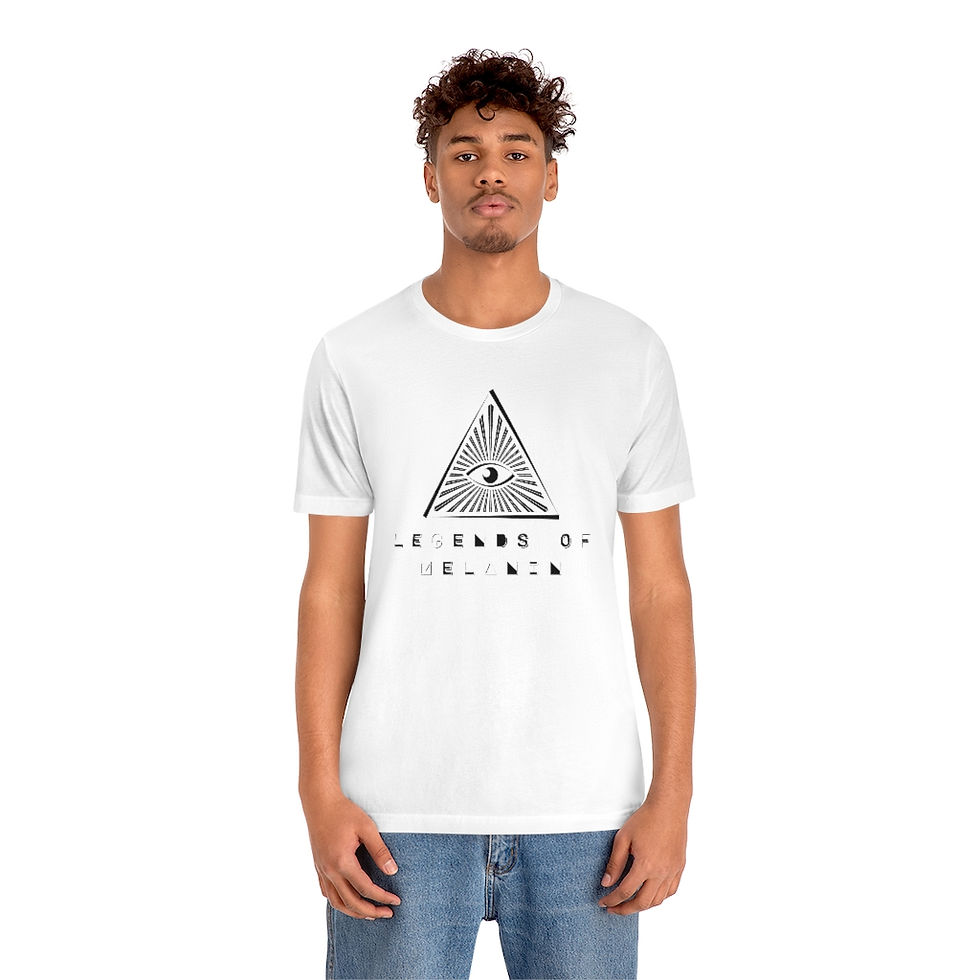 Thumbnail: Legends of Melanin  - Unisex Jersey Short Sleeve Logo Tee