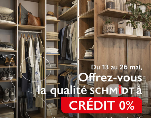 L'offre du mois : financez votre aménagement à crédit 0%!