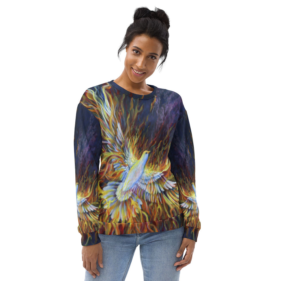 Thumbnail: HOLY FIRE Sweatshirt by Nancy Cupp
