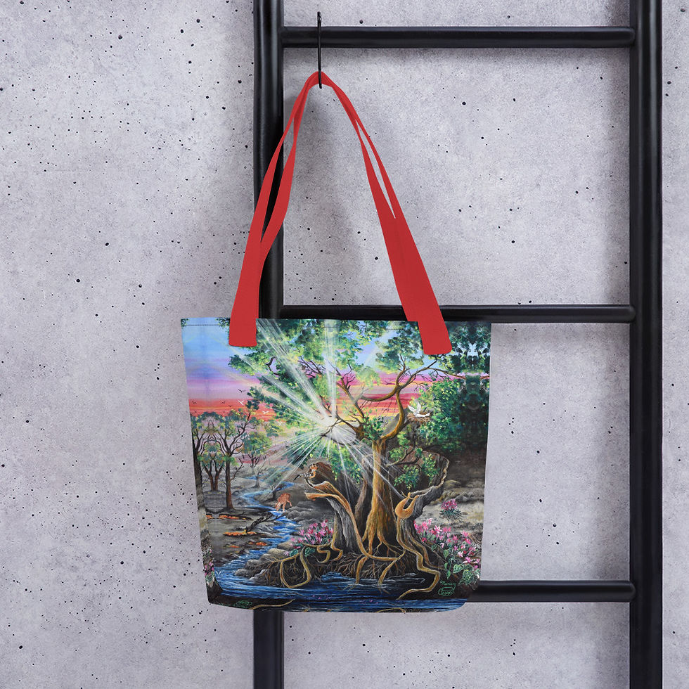Thumbnail: L' CHAIM Tote bag