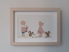 tableau création en papier Fée par Valérie