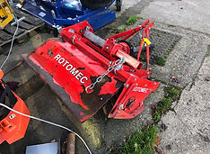 Used tractor mounted rotavators