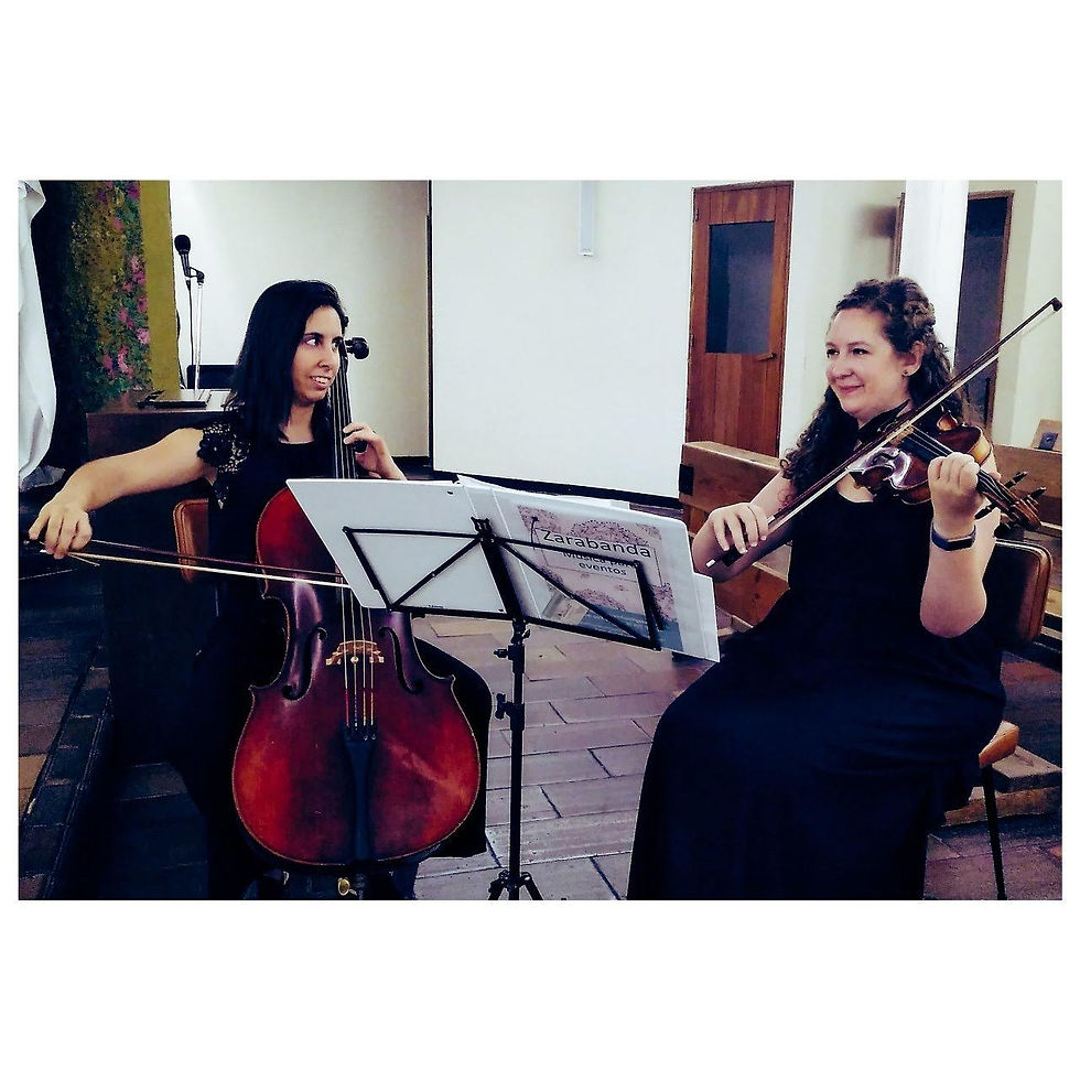Ceremonia con violín y violonchelo