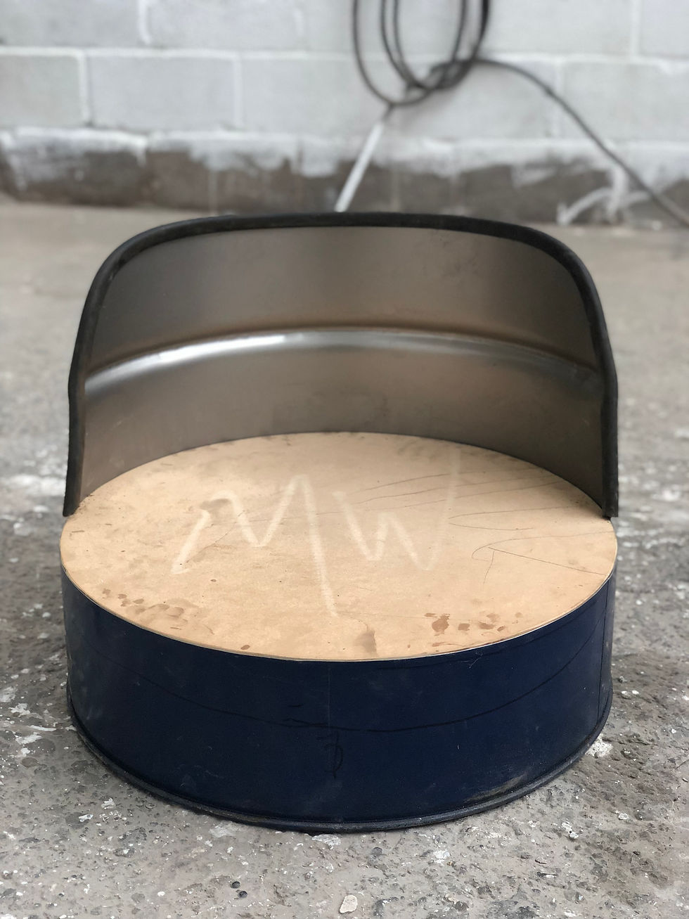 Low Oil Drum Chair