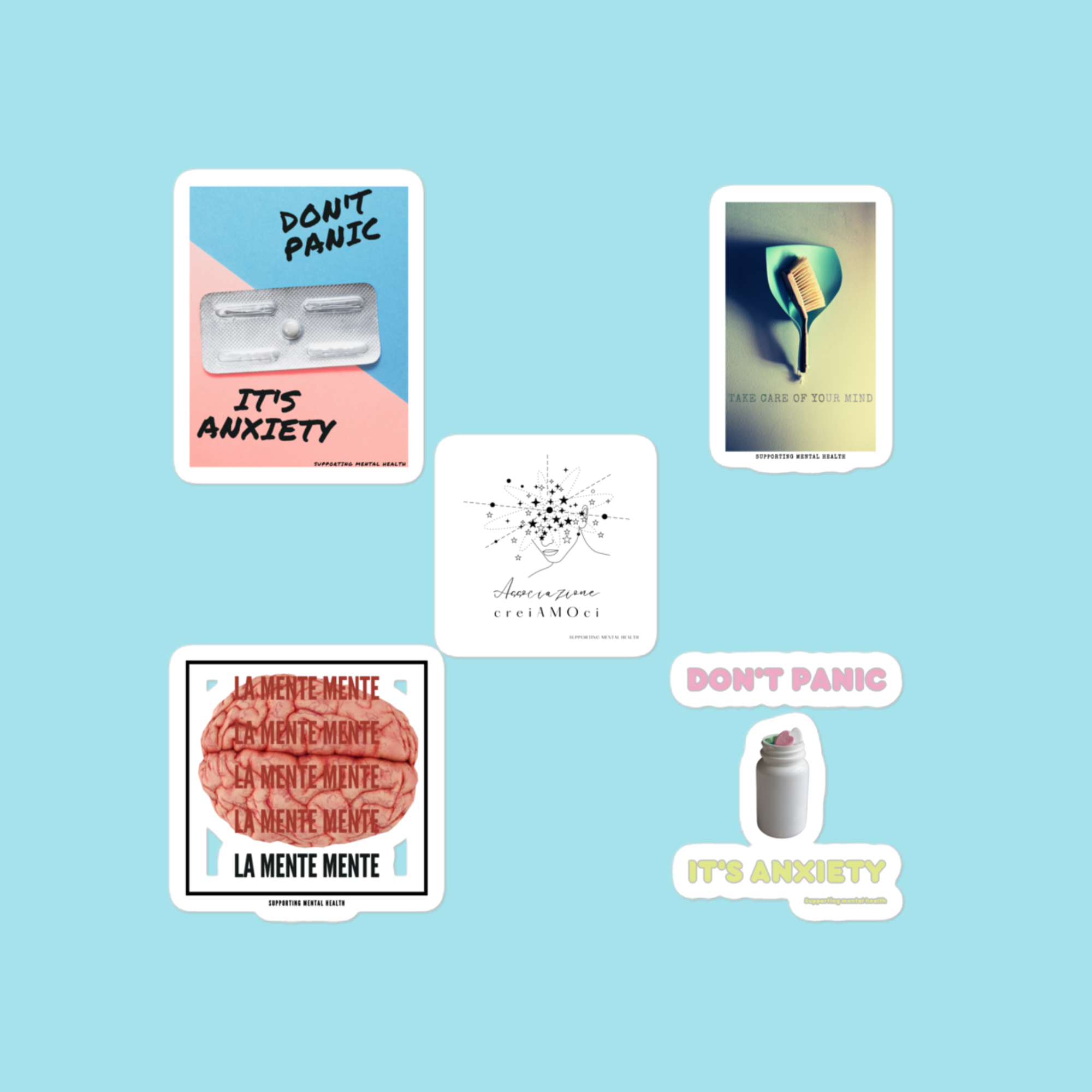 Sticker's "Associazione creiAMOci" POP