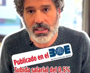 Publicada en BOE subida salarial adicional del 0,5%