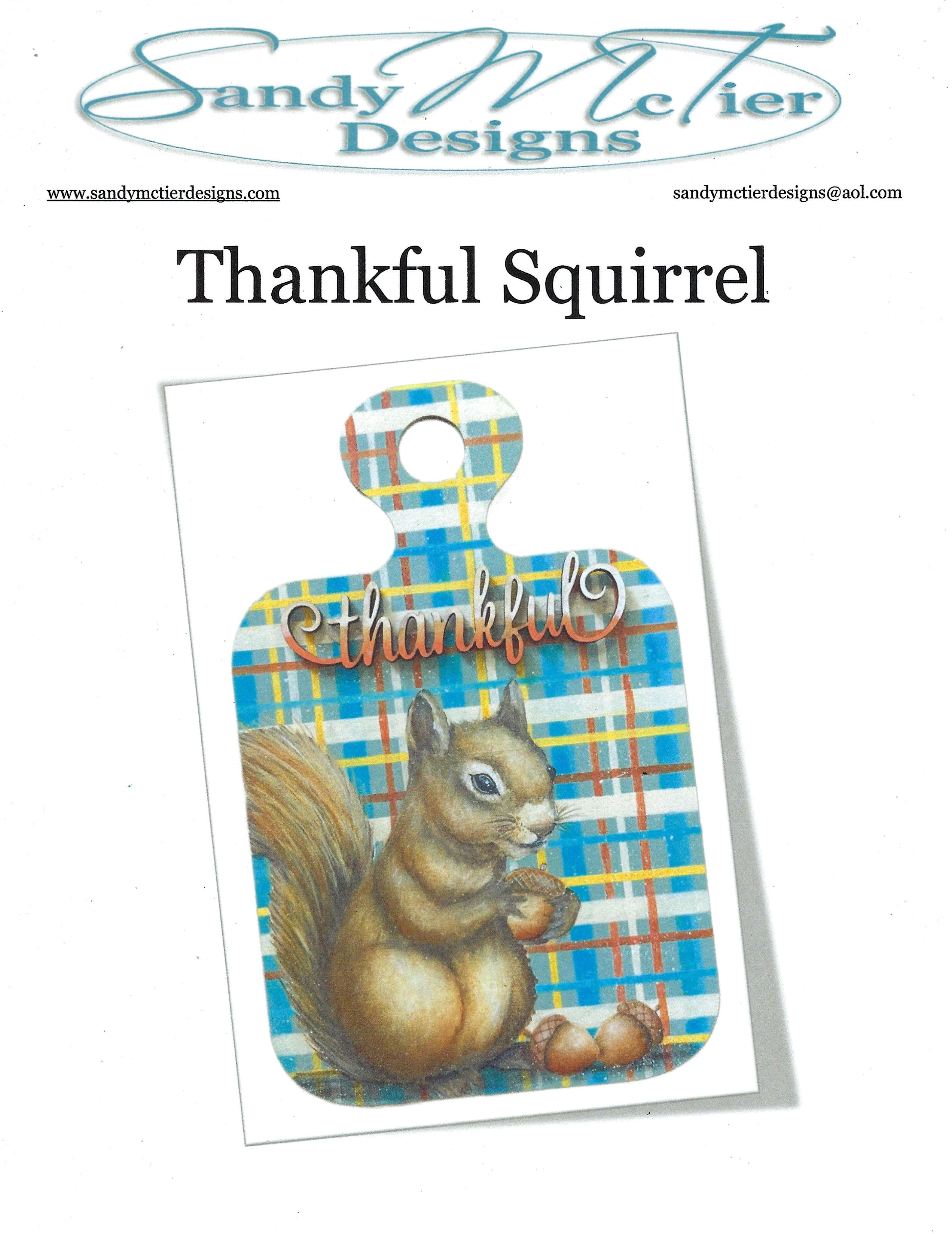 Sandy McTier Thankful Squirrel ePacket