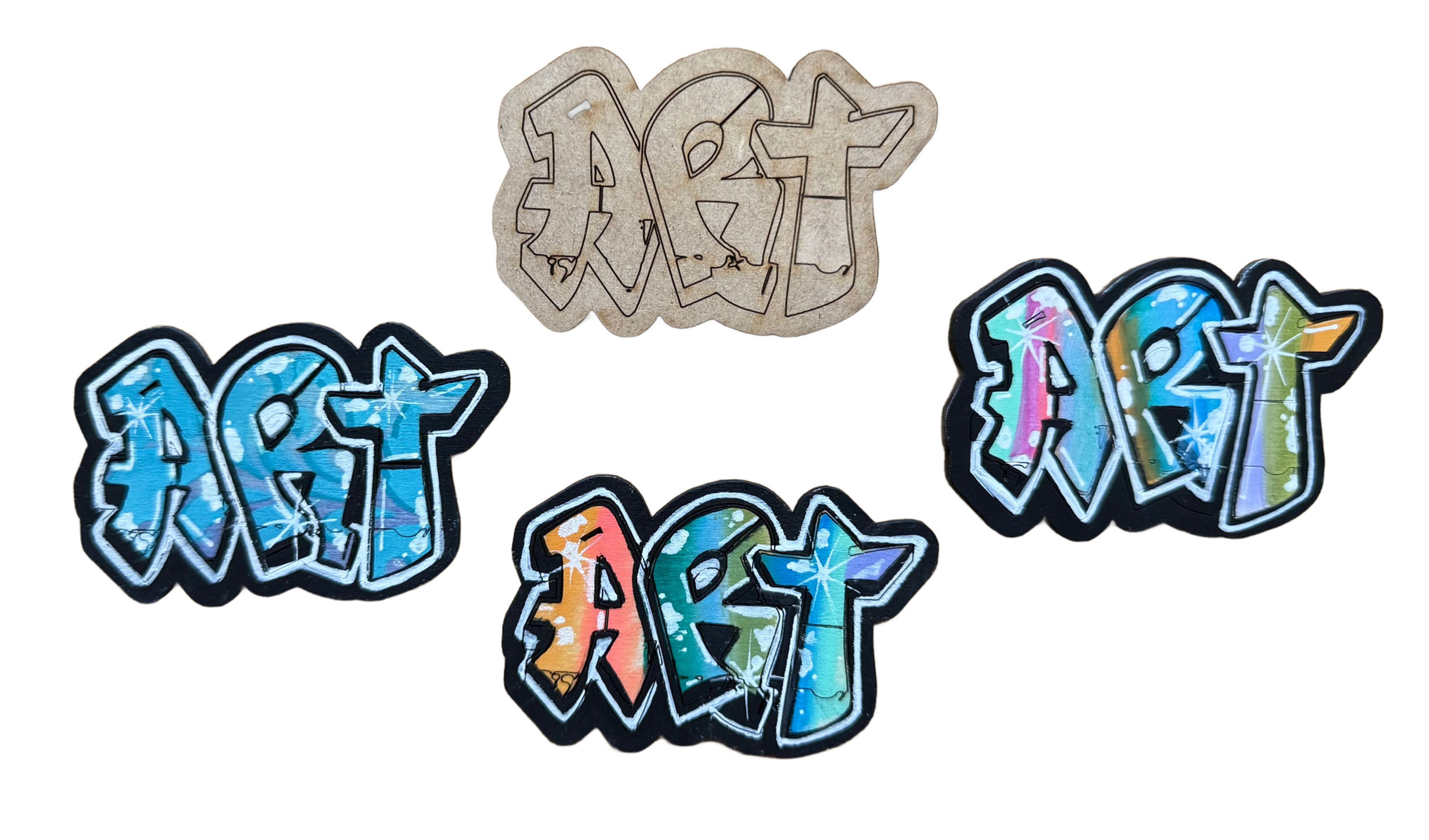 Art Pin Blank - Set of6