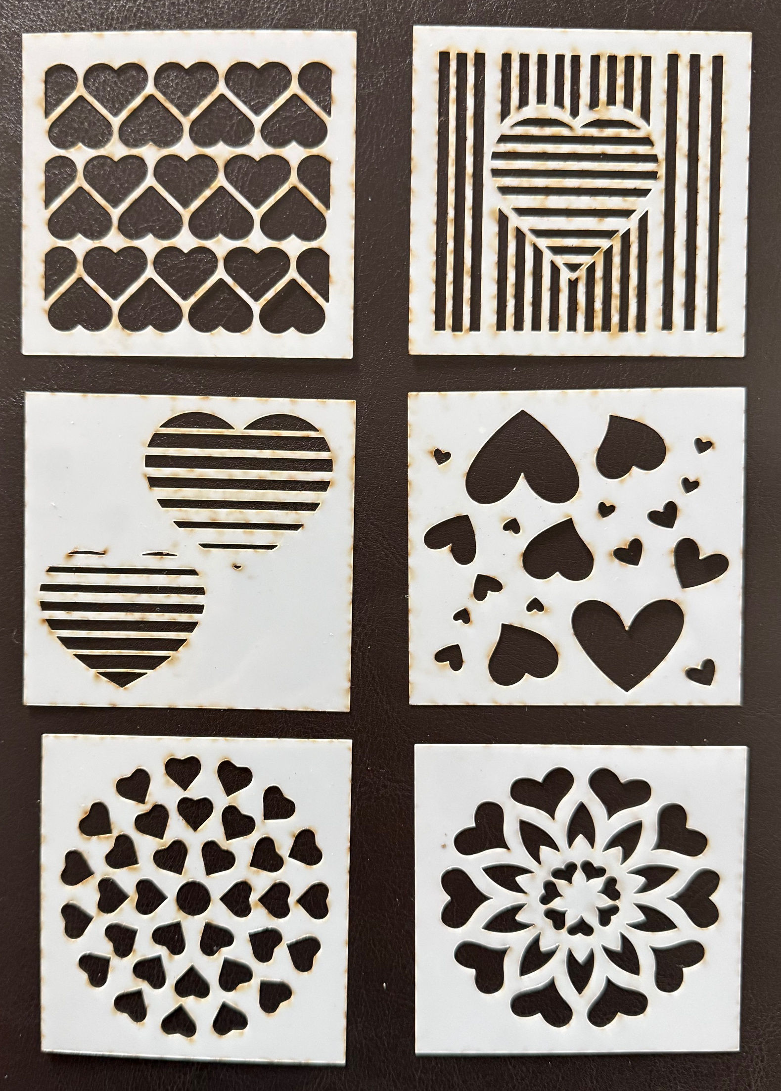 Hearts Galore Mini Stencil Set 1