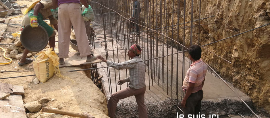 Le chantier de Kalimpong avance