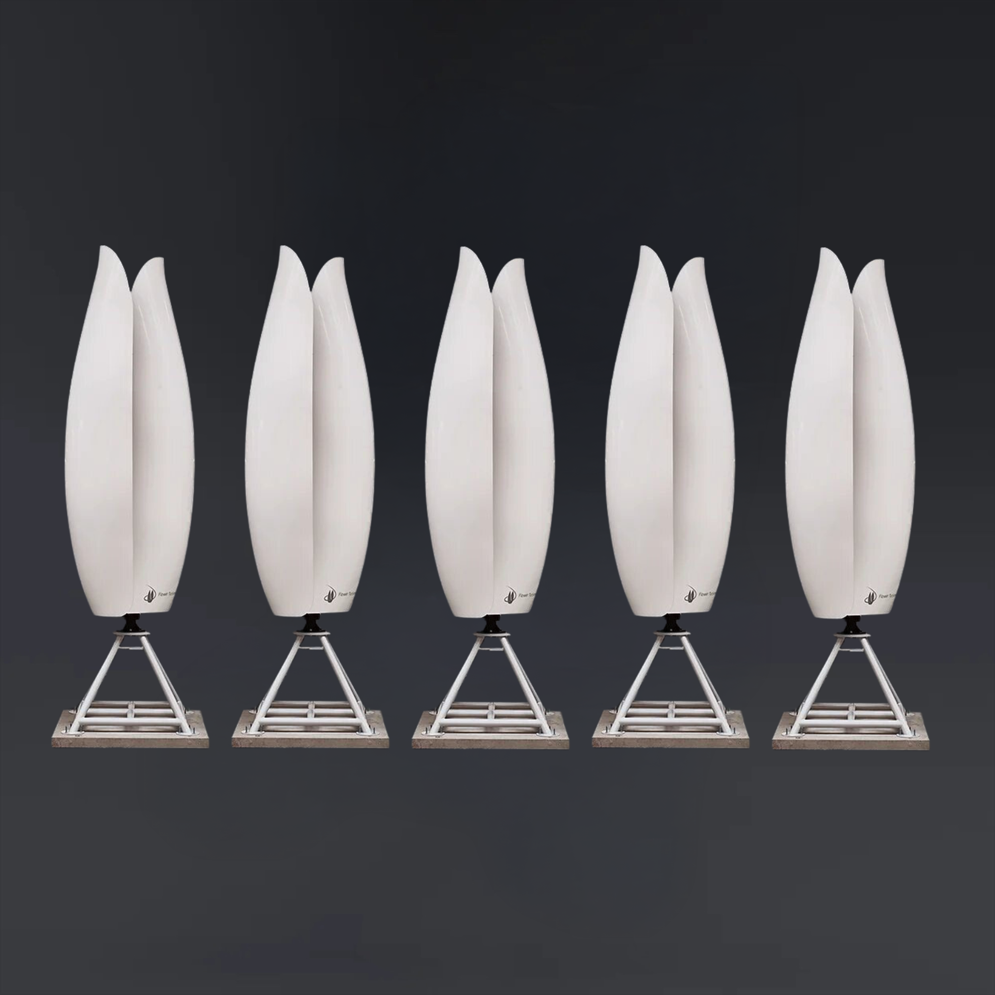 3-M Tulip Wind Turbine: Bouquet of 5 (On-Grid)