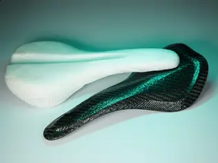 Carbon fiber and foam parts in 24 hours made from the same tooling