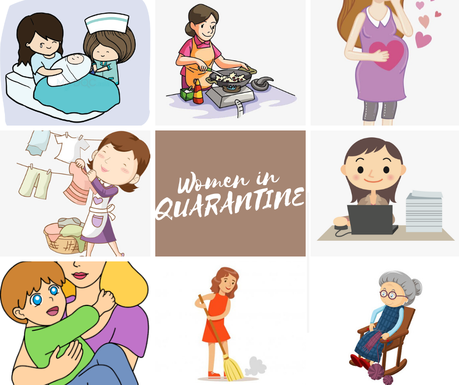 WOMEN IN QUARANTINE- locked down