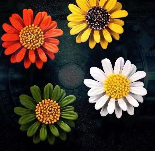 Thumbnail: Sunflower brooch