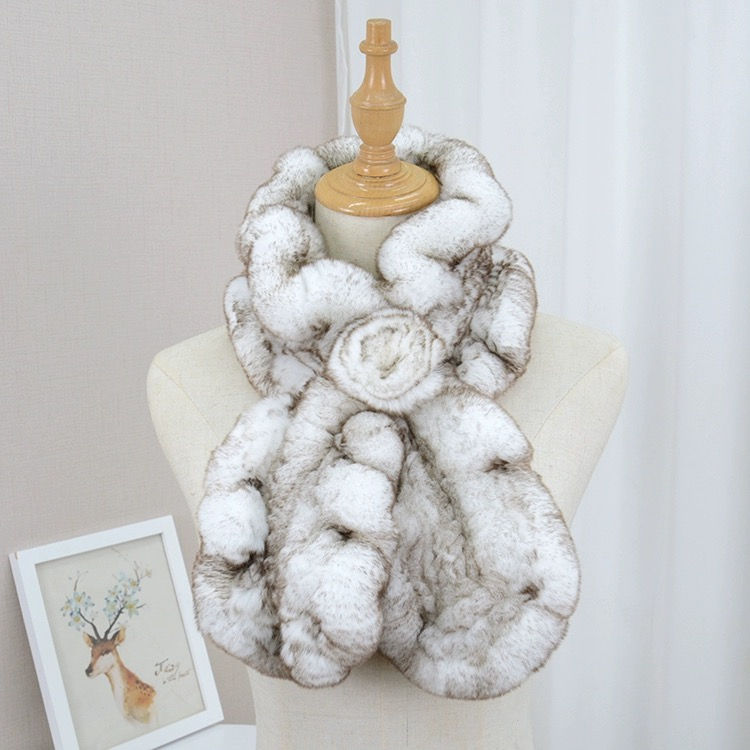 Thumbnail: Angora fur scarf