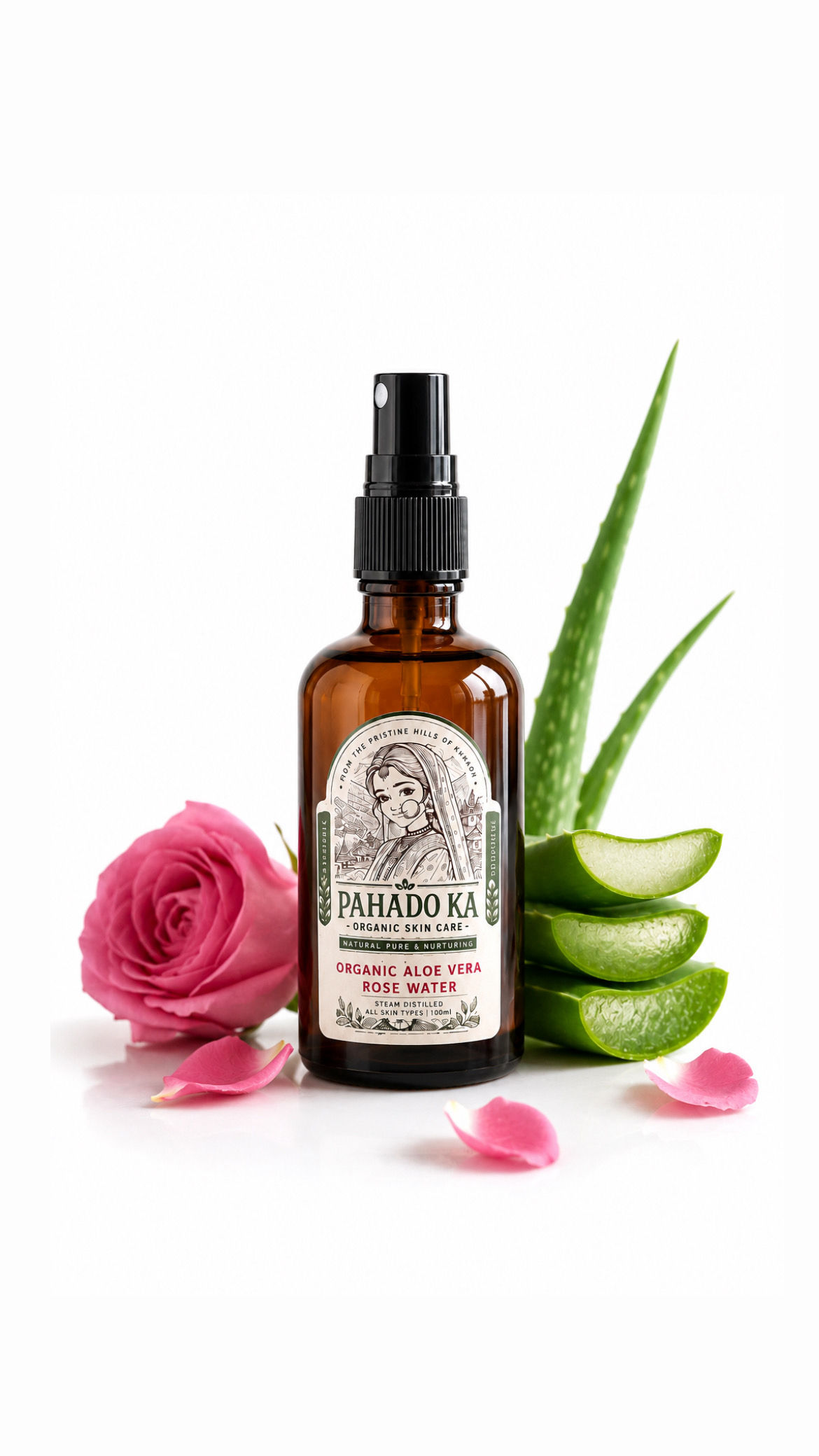 Organic Aloe Vera Rose Face Mist - Toner