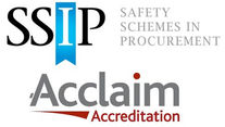 Logo for SSIP (Safety Schemes in Procurement) and Acclaim Accreditation