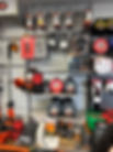 Tools and safety gear display