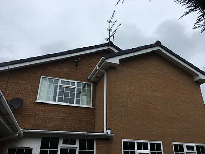 Two-story brick house