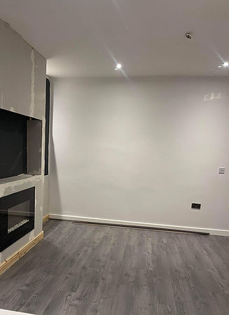 Close-up image of fireplace and flooring