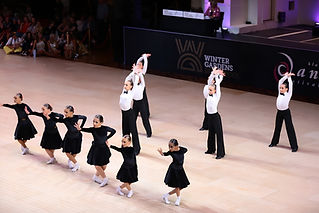 Dance performance on stage